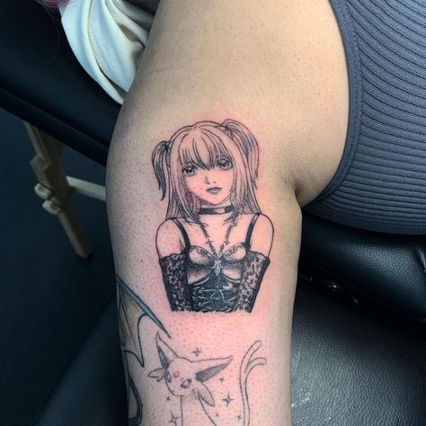 Misa Amane Tattoo, Misa Tattoo, Misa Amane, Note Tattoo, Body Modification, Arm Tattoos For Women, Tat Ideas, Body Modifications, Anime Tattoos