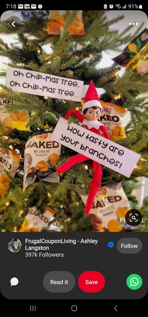 Elf On Shelf, Elf Activities, On The Shelf, Elf On The Shelf, Elf, Chips, Novelty Christmas, Christmas Ornaments, Holiday Decor