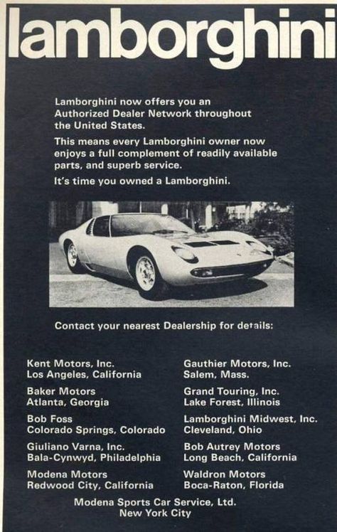 Vintage Car Ads, Vw Group, Lamborghini Miura, Volkswagen Group, Italian Cars, Car Ads, Private Jet, Vintage Car, Vintage Ads