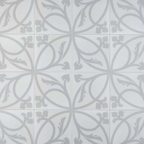 Merola Tile Caprice Series 8" x 8" Porcelain Patterned Wall & Floor Tile & Reviews | Wayfair Coastal Tile, Art Deco Floor, Villa Lagoon Tile, Encaustic Tiles, Patterned Wall, Merola Tile, Tile Saw, Encaustic Tile, Mud Room