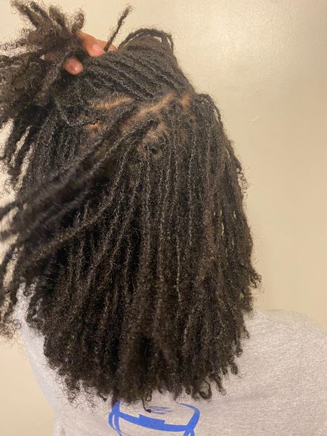 Mini Locs Dreadlocks, Micro Locs Aesthetic, 4c Microlocs, Womens Locs, 200 Locs, Micro Locs Starter, Locs Small, Starter Microlocs, Mini Locs