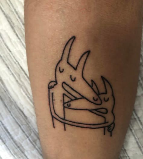 Carseatheadrest Tattoo, Car Seat Headrest Tattoo, Weezer Tattoo, Slowdive Tattoo, Silly Tattoos, Radiohead Tattoo, Rockstar Tattoo, Emo Tattoos, Taboo Tattoo