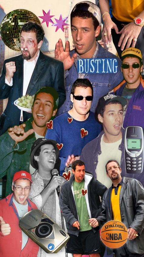 Adam Sandler Collage, Adam Sandler Wallpaper Aesthetic, Adam Sandler Pfp, Adam Sandler Wallpaper, Adam Sandler 90s, Adam Sanders, Mr Adams, Adam Sandler Movies, Nyc Vibes