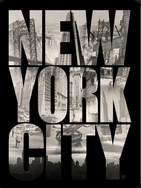 Typography Designs, Typography Artwork, Empire State Of Mind, Nyc Girl, Typography Wall, Nyc Life, Typography Wall Art, Dream City, Typography Art