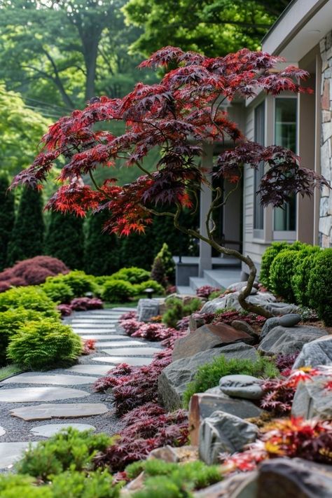 Secret Garden Ideas Backyard, Functional Garden, Formal Garden Design, Garden Landscaping Ideas, Garden Layouts, Japanese Garden Landscape, Backyard Design Layout, Zen Garden Design, Japanese Garden Design