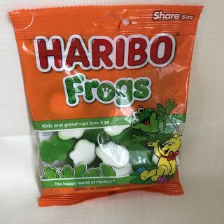 Haribo USA Gummi  Frogs Gummy Frogs, Uk 2000s, Vbs Snacks, Yoda Birthday, Yoda Party, Green Theme, Food Products, 6th Birthday, Gummy Candy