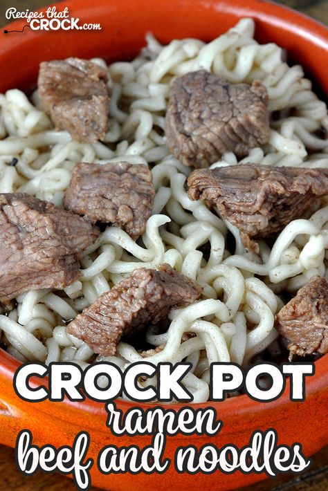 Mississippi Beef And Noodles, Crock Pot Beef And Noodles, Mississippi Beef, How To Cook Ramen, Beef And Noodles Recipe, Beef Tip Recipes, Delicious Ramen, Crock Pot Beef, Recipes Using Bananas