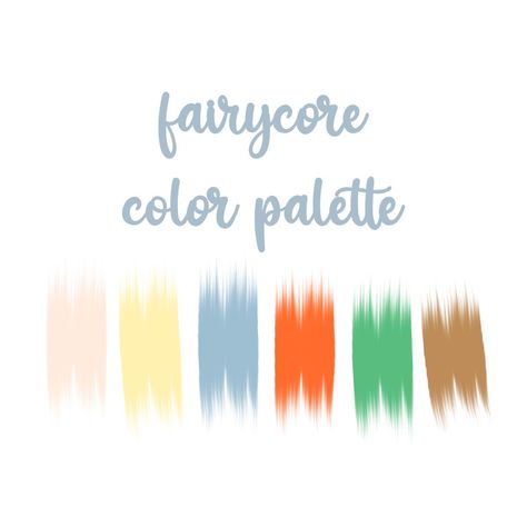 Fairycore Color Palette, Color Palette, Arabic Calligraphy, Color