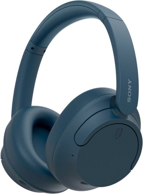 Sony WHCH720N Wireless Noise Canceling Headphones Blue WHCH720N/L - Best Buy Sony Whch720n, Sony Over Ear Headphones, Noise Canceling Headphones, Wireless Noise Cancelling Headphones, Sony Headphones, Sound Control, Audio Sound, Sensors Technology, Adjustable Headband