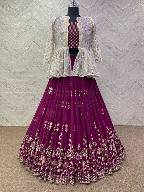 Rs.1300/- 2 colours.*👉❤️PRESERNTING NEW FANCY ĐĚSIGNER HEAVY EMBROIDERY 5mm SEQUENCE WORK LAHENGA CHOLI WITH KOTI👍* *💃COAD :- DHK-1138💃* *✨ NEW COLOR ADDED ✨ * *🧵🧶FABRIC DETAILS🧵🧶* *👗LEHENGA👗* 👉*FABRICE* :- Heavy Fox Georgette 👉*WORK* :- Heavy Fancy Embroidery Work 👉*INNER* :- Micro Cotton *👗CHOLI👗* 👉*FABRICE* :- Heavy Fox Georgette 👉*WORK* :- Fancy Embroidery 5mm Sequence Work *👗KOT Choli With Koti, Indian Wedding Mehendi, Lehenga With Blouse, Wedding Mehendi, Indian Wedding Lehenga, Choli Dress, Mehendi Outfits, Long Gown Design, Lehnga Dress