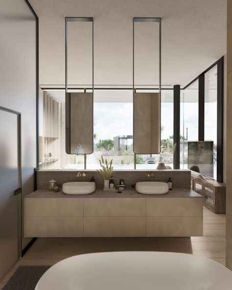 Hotel Ensuite Design, Hotel Bathroom Design Luxury, Standing Sink, Modern Washroom Design, Hotel Bathroom Design, Small Bathroom Designs, Bathroom Renovation Ideas, Modern Bathroom Ideas, Bathroom Ideas Luxury