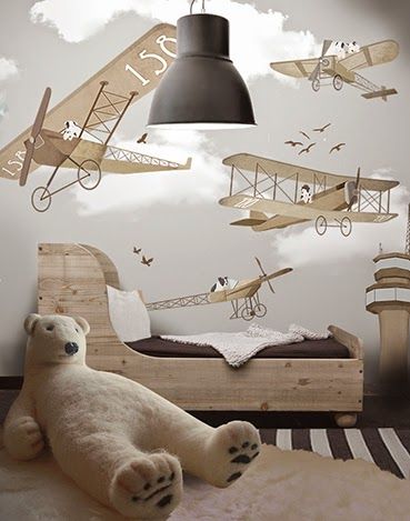 Kids Room Inspiration, Kids Room Wallpaper, Kids Interior, Baby Bedroom, Boys Bedrooms, Wallpaper Bedroom, Kids Room Design, Baby Boy Rooms, Room Wallpaper