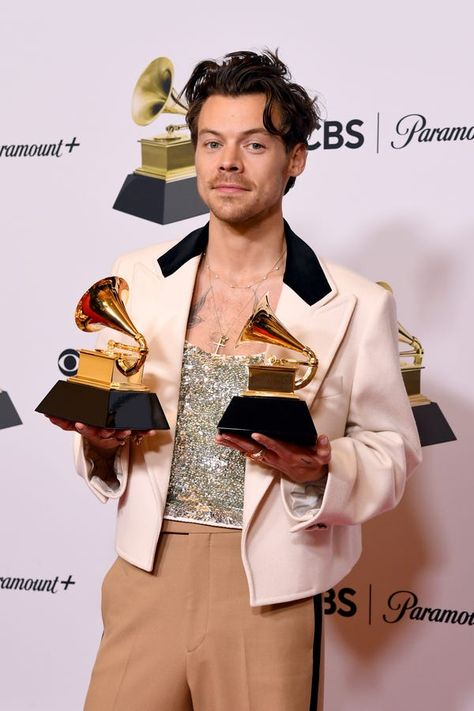 The Grammys 2023, Harry Styles Grammy, Grammys 2023, Airy Styles, Harry's House, The Grammys, Album Of The Year, Old Singers, Harry Styles Pictures