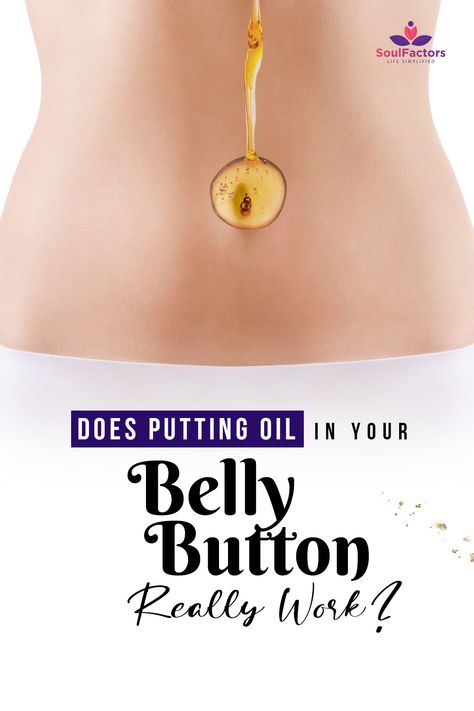 The idea behind belly button oiling may be based on the fact that you absorbed nutrients through the navel tissues and umbilical cord when you were a baby, which is pretty apparent when you think that way. Read on. oil in belly button benefits oil in belly button oil in belly button fertility oil in belly button for hair growth Using Essential Oils In Your Navel, Oil In Your Belly Button, Essential Oils In Navel, Belly Button Health, Belly Button Oiling Chart, Castor Oil Belly Button Remedy, Belly Button Essential Oil Chart, Belly Button Oil Pulling, Essential Oils For Belly Button