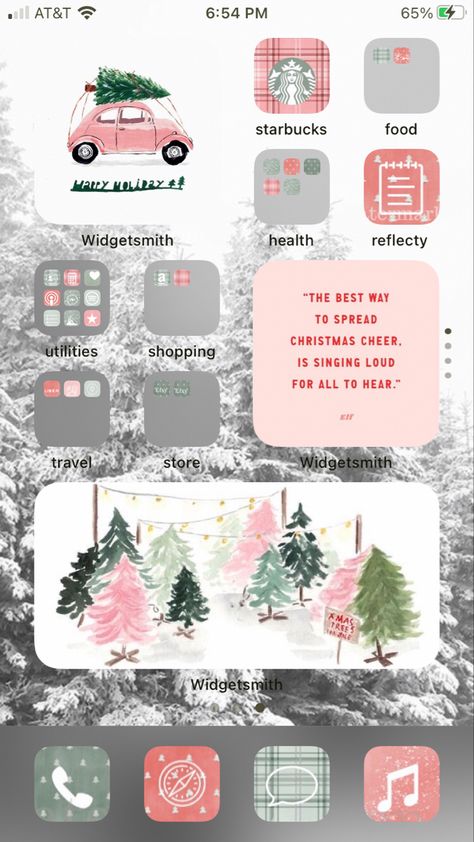 Christmas Ios 17 Homescreen, Christmas Wallpaper Iphone Layout, Christmas Wallpaper With Widgets, Ios 17 Home Screen Ideas Christmas, Cute Christmas Home Screen Ideas, Christmas Phone Screen Ideas, Christmas Ios Homescreen Ideas, Christmas Phone Layout Ideas, Ios 16 Christmas Ideas