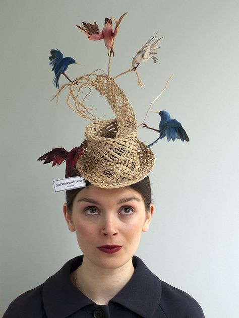 love this whimsical birds hat inspired by the cinderella story. how fun would it be to make this? The Cinderella Story, Whimsical Birds, Mad Hat, Crazy Hat Day, Cinderella Story, Easter Hats, Hat Day, Crazy Hats, Photographie Portrait Inspiration