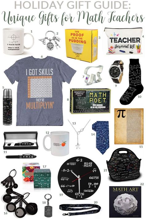 22 Gifts Every Math Teacher Needs in Their Life #teacherappreciation #teachergift #mathgift #mathteacher #mathteachergift #teacherday #teacher Maths Teacher Gifts, Math Teacher Appreciation Gifts, Math Teacher Gifts Diy, Gifts For Math Teachers, Appreciation Crafts, Math Teacher Gifts, Math Gifts, Male Teacher Gifts, Magnetic Poetry