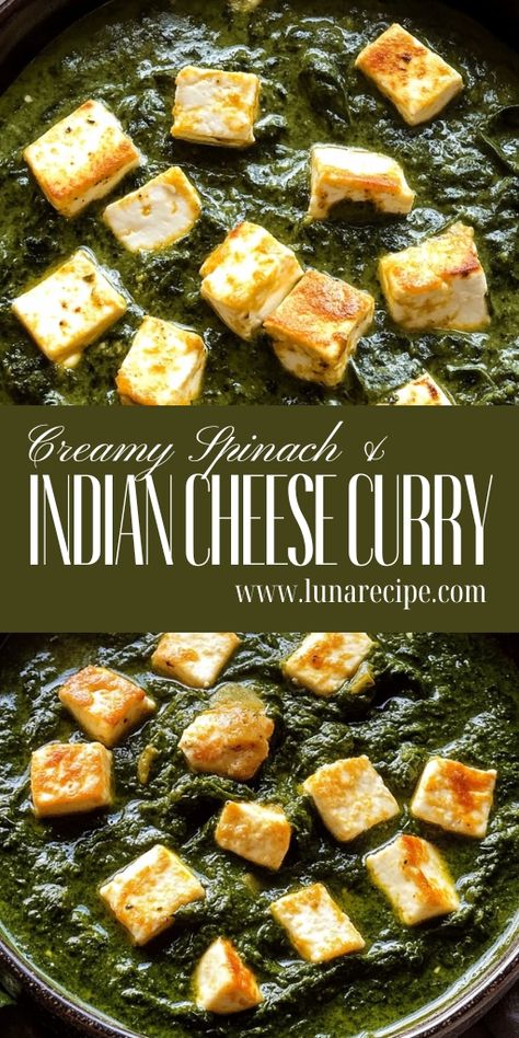 What sets Palak Paneer apart is its unique blend of flavors and textures! 🌿🧀 This classic Indian dish combines soft paneer cubes with a creamy spinach sauce that’s rich in spices. It’s a delicious and nutritious vegetarian meal that’s perfect for lunch or dinner.  📌 Pin this recipe to enjoy a flavorful and healthy Palak Paneer for your next meal! #PalakPaneer #IndianCuisine #VegetarianRecipes #HealthyMeals #SpinachLovers #FlavorfulEats Spinach Paneer, Palak Paneer Recipe, Creamy Spinach Sauce, Food Recipes Vegetarian, Spinach Sauce, Indian Cheese, Spinach Curry, Ethnic Food, Paneer Recipes