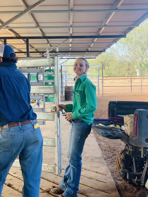 Mustering Cattle, Country Future, In The Moment Photography, Fathers Daughter, Cattle Station, Pipe Fence, Country Woman, Farm Work, Country Girl Life