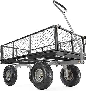 Gorilla Cart, Yard Wagon, Heavy Duty Wagon, Camping Cart, Metal Wagon, Pull Wagon, Beach Wagon, Utility Wagon, Wagon Cart