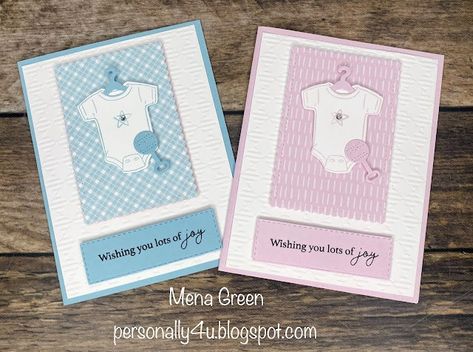 Personally Yours: Stampin' Up! Cutest Onesie Bundle - Baby Cards Stampin Up Cutest Onsie Cards, Cutest Onesie Stampin Up Cards, Stampin Up Cutest Onesie, Baby Cards Stampin Up Ideas, Stampin Up Baby Shower Cards, Stampin Up 2024-2025, Handmade Baby Cards, Hospital Ideas, Stampin Up Baby Cards