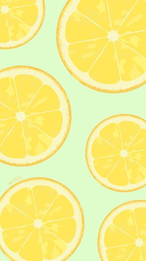 Highlights, Lemon, Iphone, Green, Pattern, White