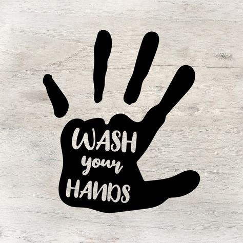 Wash Your Hands Sign Printable, Kitchen Wall Art Stickers, Wash Your Hands Sign, Wash Hands Sign, Kitchen Metal Wall Art, Custom Mailboxes, Bathroom Stickers, Kitchen Wall Stickers, Happy Stickers