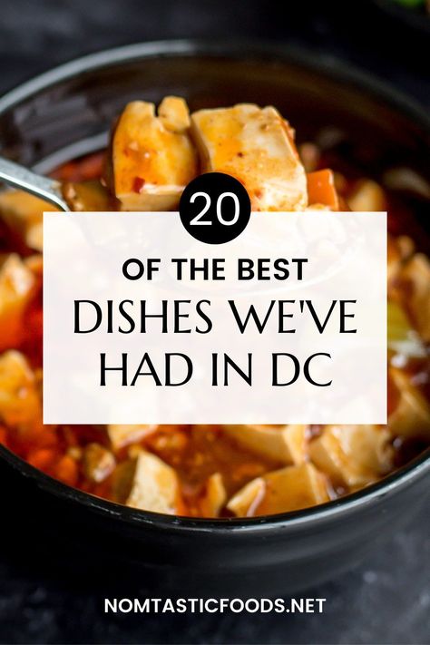 20 must try eats in Washington, DC! Click to read our recommendations on our latest guide. #dcfood #dcfoodies #washingtondc Washington Dc Food, Washington Dc Restaurants, Dc Restaurants, Dc Food, Senior Trip, Cheap Eats, Top Chef, Cook At Home, Best Dishes