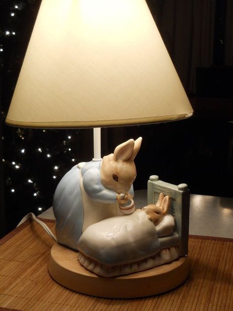 Bunny Nursery Boy, Beatrix Potter Nursery, Beatrice Potter, Peter Rabbit Nursery, Peter Rabbit And Friends, Rabbit Nursery, Bunny Nursery, Nursery Lighting, Colorful Clouds