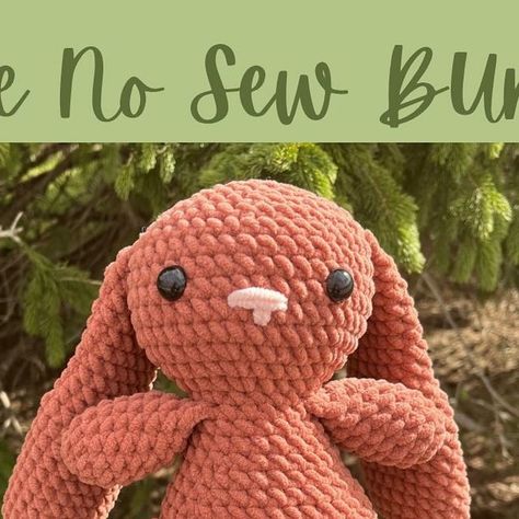 Yarntastic Crochets on Instagram: "I’m so happy to be releasing this free no sew bunny pattern for all of you to use!! It works up super quick and the results are adorable! I hope you love it as much as I do!   #freepattern #freenosewpattern #nosewpattern #crochet #crochetersofinstagram #nosewcrochetpattern #crochetaddict #crochetbunnypattern #crochetbunny" Velvet Bunny Crochet Pattern, No Sew Crochet Bunny Pattern Free, No Sew Bunny, Baby Toys Crochet, Sew Bunny, Random Crochet, Crochet Cat Bed, Velvet Bunny, Bunny Crochet Pattern