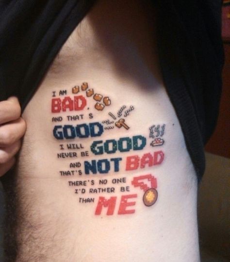 Wreck It Ralph Side Piece Tattoos, Disney Tattoos Quotes, Tattoo Quotes For Men, Gods Will, Vanellope Von Schweetz, Retro Tattoos, Pieces Tattoo, Wreck It Ralph, Quotes Disney