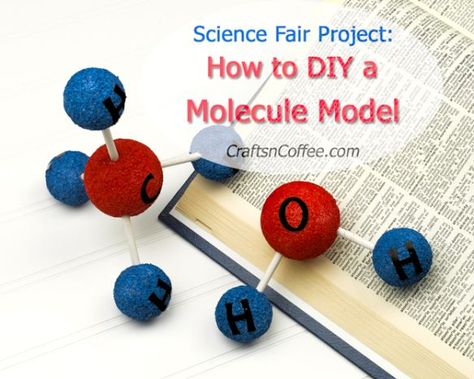 For science people learn and understand it in different ways.  The best way to cater to everyone's learning habits, the instructor can try to make a diagram or a physical creation of the lesson to portray in physical terms exactly what is trying to be said.  For example this model of the water molecule helps everyone to physically see what is going on instead of lecturing or looking at a 2D model. Ideas For Science Fair, Science Project Models, Molecule Model, Project Science, Elementary Science Classroom, Cool Science Fair Projects, Chemistry Projects, Science Models, Science Classroom Decorations