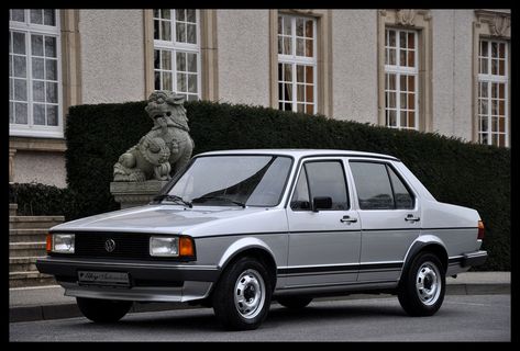 While we’re on the subject of vintage Volkswagens on offer in Germany, how about this Mk1 Jetta with a mere 14,000 km (~8,700 mi)? Over the past several decades, the Jetta has emerged to be a bestseller in the US market for Volkswagen, where cars with a traditional trunk are… Continue reading Jetta Mk1, Monster Inc Birthday, Vw Rabbit, Old Vintage Cars, Vintage Volkswagen, Volkswagen Group, Euro Cars, Vw Cars, Classy Cars