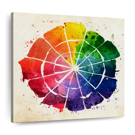 Creative Drawings, Dart Board, Creative Colour, Creative Drawing, Red And Yellow, Color Wheel, Unique Spaces, Ebern Designs, Pillow Art