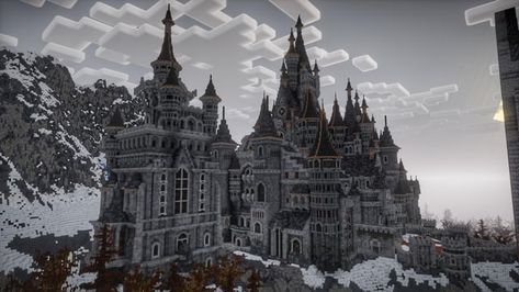 I am building a project dedicated to the game Resident Evil Village 8 Dmitrescu Castle. : r/Minecraft Minecraft Evil Base, Evil Castle Minecraft, Gothic Architecture Minecraft, Minecraft Snow Castle, Minecraft Palace, Goth Castle, Minecraft Oc, Castle Minecraft, Organic Building