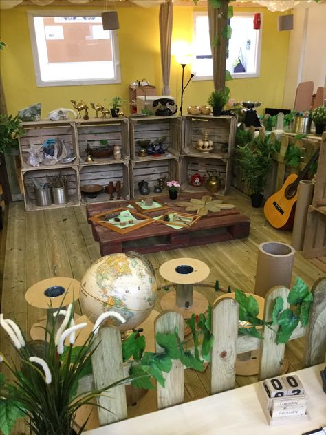 Nursery Set Up, Daycare Spaces, Curiosity Approach, Reggio Emilia Inspired, Role Play Areas, Eyfs Classroom, Ikea Table, Forest School, Nursery Set