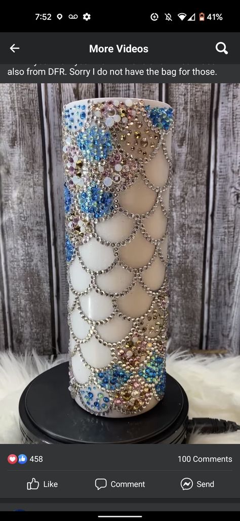 Mermaid Rhinestone Tumbler, Blinged Tumbler Ideas, Diamond Tumbler Designs, Diy Rhinestone Tumbler Ideas, Blinged Out Tumblers, Bedazzled Tumbler Cups, Bling Tumbler Ideas, Rhinestone Ideas Diy, Rhinestone Cup Ideas