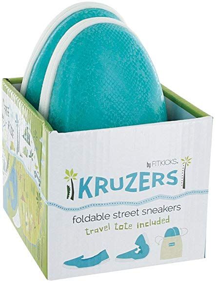 Amazon.com | Kruzers Foldable Slip-on Street Sneakers Includes on-The-go Travel Tote | Shoes Foldable Shoes, Street Sneakers, Travel Tote, Pump Shoes, Shoes Jewelry, Slip On, Sneakers, Travel