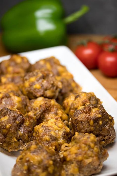 Chorizo & Cheddar Cheese Meatballs | Ruled Me Palau Recipes, Wls Diet, Chorizo Meatballs, Cheese Meatballs, Batch Meals, Beef Chorizo, Keto Meatballs, Keto Pork, Sausage Meatballs