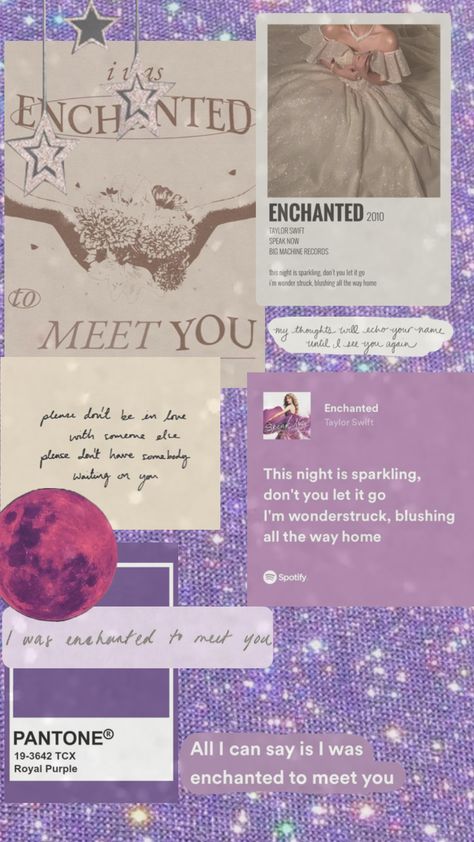 enchanted #taylorswift #speaknow Enchanted Spotify Aesthetic, Speak Now Scrapbook, Taylor Swift Aesthetic Enchanted, Taylor Swift Song Collage, Enchanted Lyrics Wallpaper, Speak Now Wallpaper Lyrics, Enchanted Wallpaper Taylor Swift, Taylor Swift Enchanted Wallpaper, Enchanted Taylor Swift Aesthetic