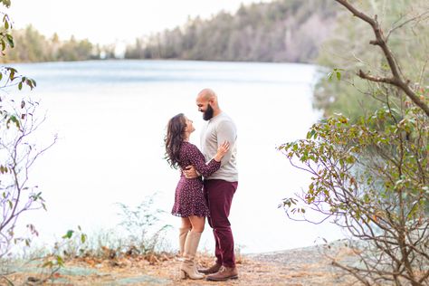 Fall Engagement Photos at Minnewaska State Park