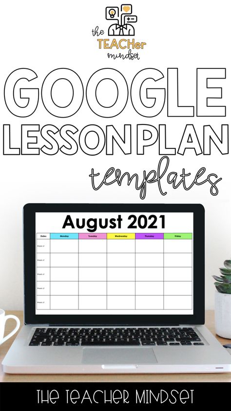 Get organized this school year with my FREE Digital Daily and Monthly Lesson Plan Templates. This freebie includes a monthly lesson planning calendar which runs from August-June. Each month includes a spot for five weeks of lesson plans for each month. Each day includes 5 spaces to add lesson plans. The daily lesson plan template will allow you to get more detailed with your lesson plans. It includes a spot for adding lesson plan details, materials and any other notes (i.e., differentiation note Lesson Planning Tips New Teachers, Weekly Lesson Plan Template Free, Monthly Lesson Plan, Daily Lesson Plan Template, Plan Book Template, Curriculum Template, Preschool Organization, Editable Lesson Plan Template, Middle School Special Education