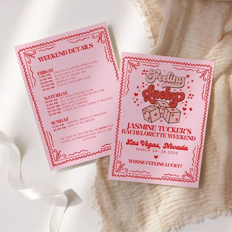 Pink Vegas Theme Party, Vegas Invitations, Vegas Bachelorette Itinerary, Unholy Matrimony, Vegas Wedding Invitations, Kitsch Wedding, Las Vegas Birthday, Vegas Theme Party, Las Vegas Bachelorette Party