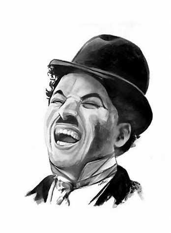 Needs And Wants, Celebrity Portraits, Charlie Chaplin, Online Gallery, Stars, Black