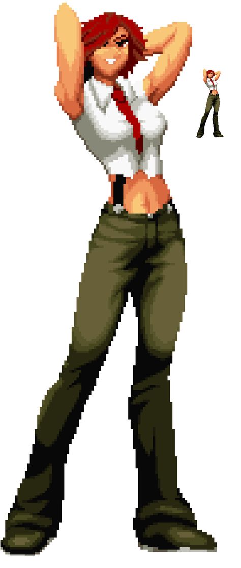 Vanessa Vanessa King Of Fighters, Drawn Characters, Snk King Of Fighters, Halo Reach, Secret Power, Pixel Art Games, Pixel Art Design, King Of Fighters, Street Fighter