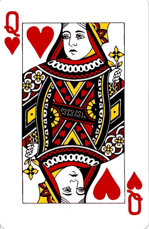 Playing Card Tattoos, Queen Of Hearts Card, Hearts Playing Cards, Hearts Card, Fortune Telling Cards, Theme Tattoo, Gambling Tattoo, Gambling Party, Heart Illustration