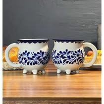 Mexican Cups, Mexican Mugs, Mexican Mug, Handmade Pottery Mugs, Mexican Coffee, Thrift Inspo, Michelada, Talavera Pottery, Mexican Talavera