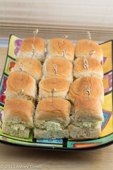 Chicken Salad Sliders Chicken Salad Hawaiian Rolls, Chicken Salad On Hawaiian Rolls, Chicken Salad Finger Sandwiches, Chicken Salad Sandwich Party, Chicken Salad Sliders Hawaiian Rolls, Chicken Salad Sliders, Chicken Salad Sandwiches, Recipes For Chicken, King Hawaiian Rolls