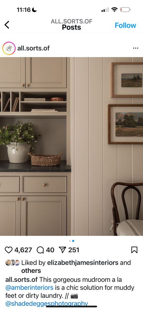 Colored Built Ins, Beige Mudroom, Closet Conversion Ideas, Mudroom Built Ins, Mudroom Ideas Entryway, Closet Conversion, Built In Shelves Living Room, Accessible Beige, Mudroom Ideas