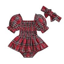 Summer Outfit Accessories, Baby Boy Winter Outfits, Plaid Romper, Onesie Dress, Infant Baby Girl, Xmas Outfits, Christmas Romper, Girls Christmas Outfits